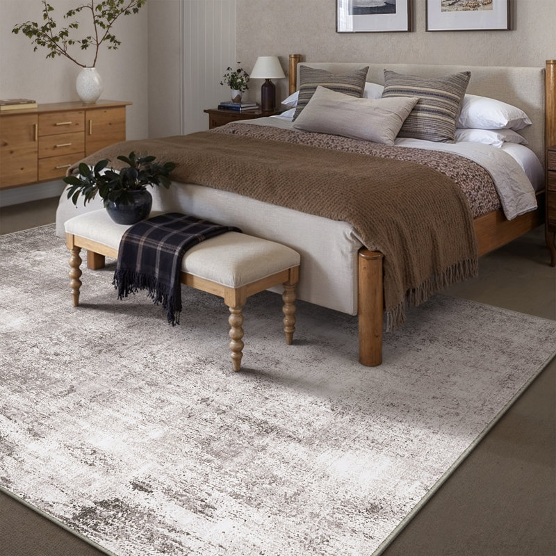 Liam Modern Abstract Area Rug, Rectangle 3'4" x 5'