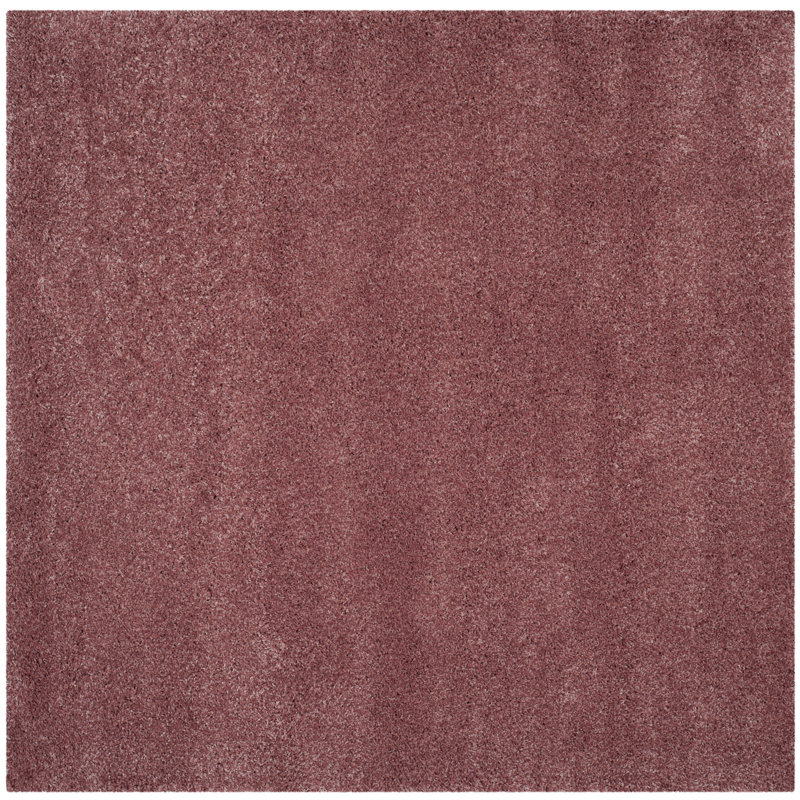Margit Shag Performance Solid Color Rug, Square 6'7"