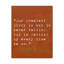 «Getting up Every Time Motivation», art textuel sur toile tendue