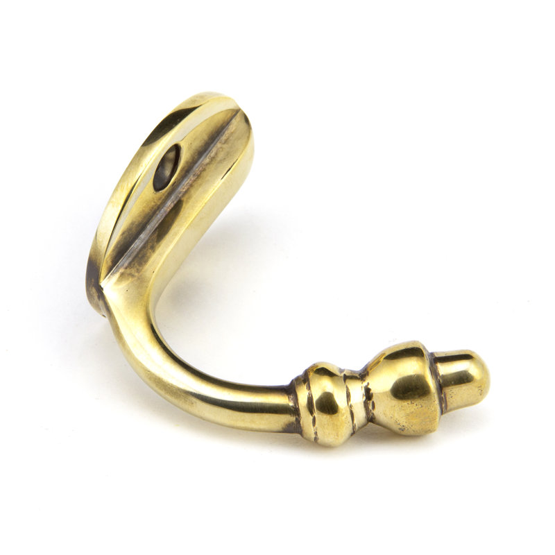 Coat Hooks Brass Wall Hook, Aged Brass