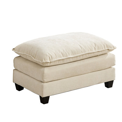 Modern Cloud Ottoman (Only Ottoman) by Ivy Bronx