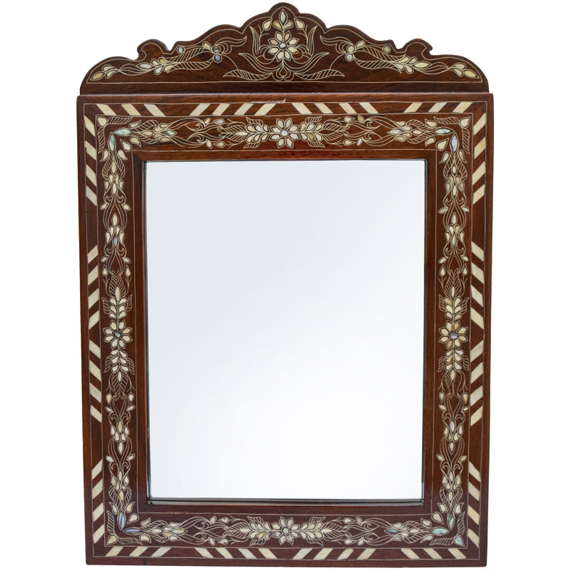 Arch Solid Wood Wall Mirror