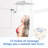 12 Inch Shower Head With Movable Adjustable Arm - Stainless Steel, No Clogging, Fits Pipe Threads 12" Square Showerhead Extension Low Maintenance, Luxury Bathroom Look