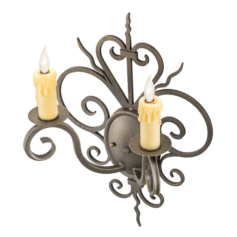 Kenneth 2 - Light Candle Wall Light
