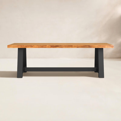 Lockett 96" Rectangular Dining Table by Laurel Foundry Modern Farmhouse