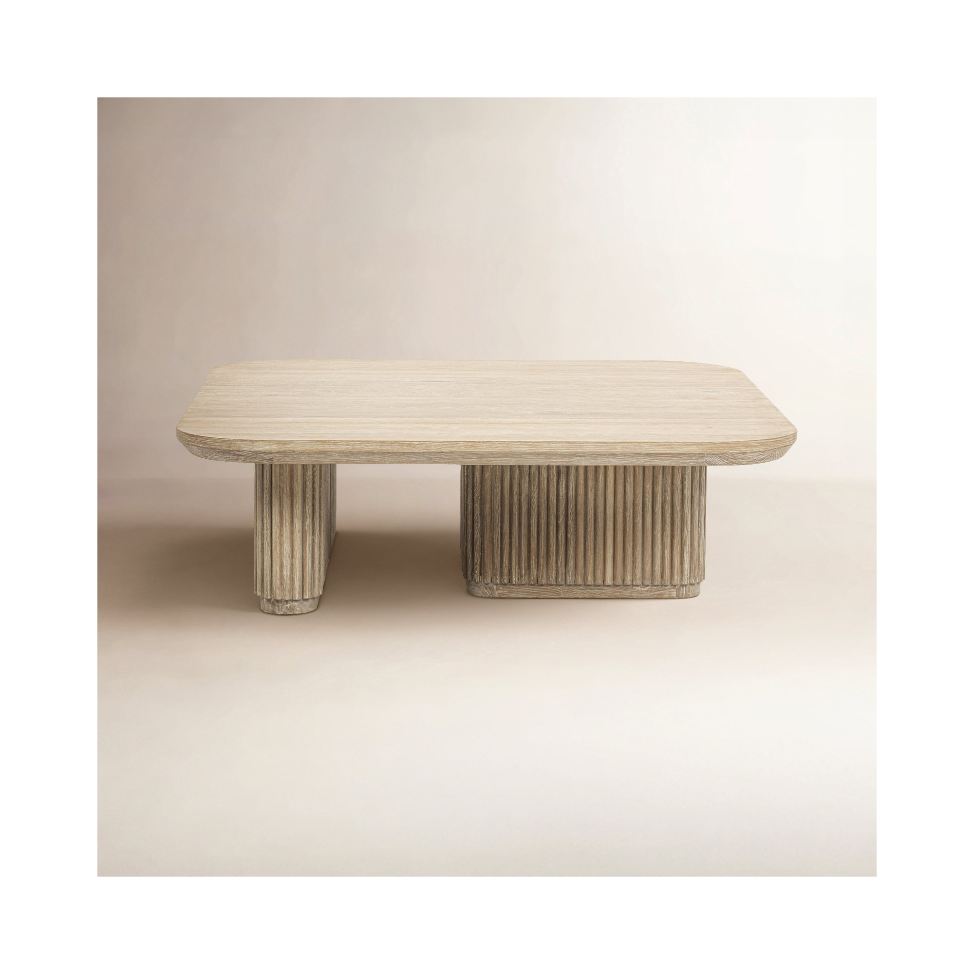 Vander Coffee Table, Cream Washed