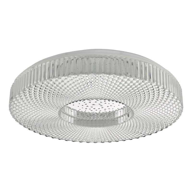 Cheylee Plastic LED Flush Mount, 8cm H x 8cm W x 50cm D