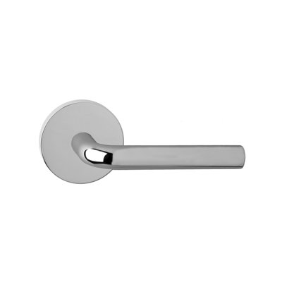 Bravura 938-6 Panhandle Dummy Lever on Round Contemporary Rose in Polished Chrome