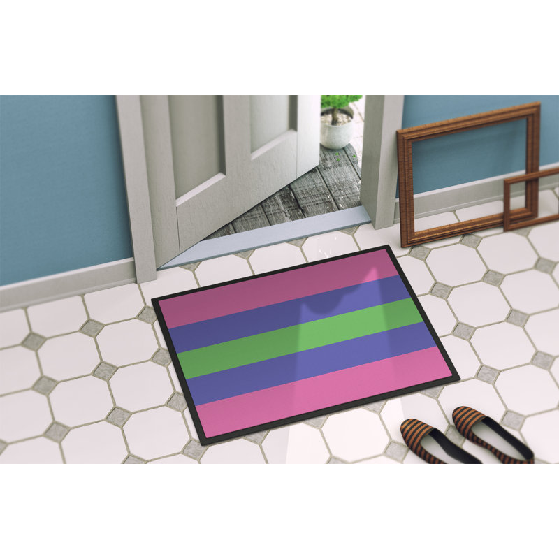 Tapis de porte USA Gay Pride, l 24 po x L 36 po, Fierté trigenre