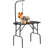 60.2 in. H x 32 in. W x 19.5 in. D Plastic Adjustable and Foldable Dog Folding grooming table-72065900