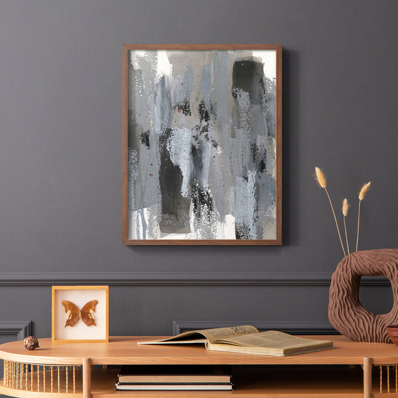 «Loft Pastel IV», reproduction encadrée - bois massif, Brun, H 28 po x l 22 po