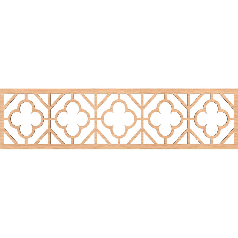 Moulure Hazelton, H 12 po x l 47 po x P 0,25 po, Noyer blanc