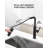 Single Handle Kitchen Faucet with Accessories-93689750