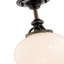Plafonnier semi-encastré simple à 1 lumière Canton-22515048-22515051