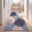 Tapis Canyon Modern Circles à motifs géométriques bleu marine, turquoise, gris, crème et rose, lavable à la machine, antidérapant, à poils courts, pour l'intérieur et l'extérieur, adapté aux animaux domestiques, idéal pour le salon, la chambre, la salle à manger, l'entrée, le couloir ou le bureau.-1641377489