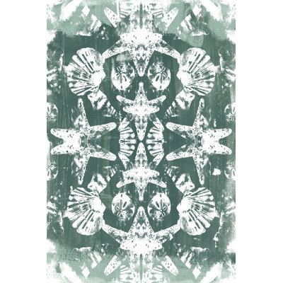 Sea Green Kaleidoscope I - Wrapped Canvas Painting