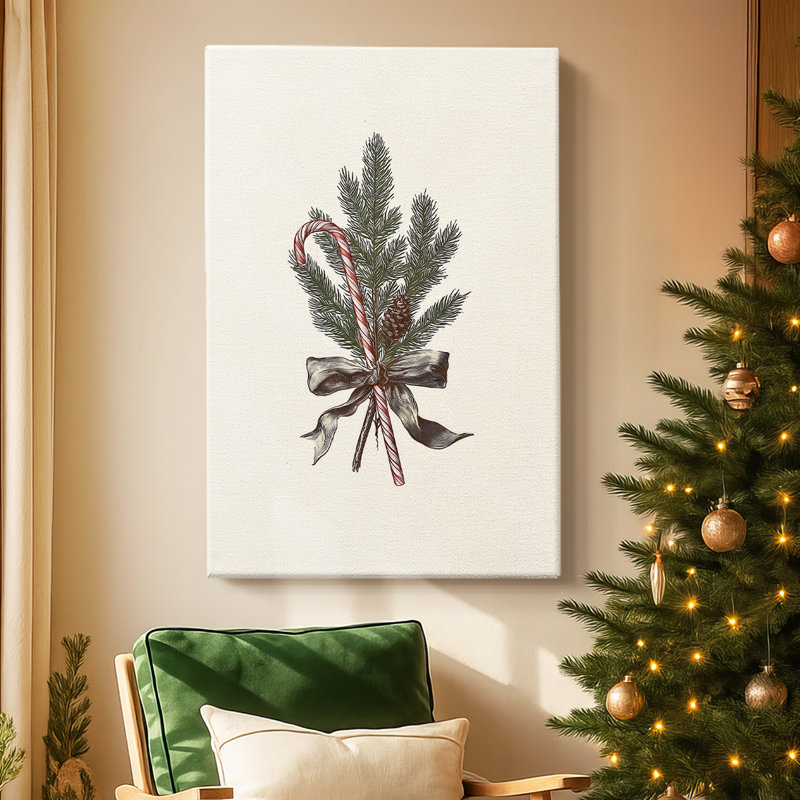 Toile tendue Evergreen of Pearled Gallery, H 18 po x l 12 po