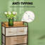 Armoire de rangement à 4 niveaux, organisateur de rangement, tour de commode autoportante, armoire de rangement pour couloir
