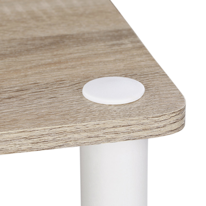 Surrency Rectangular Home Laptop Notebook Computer Desk, Sonoma Oak/White