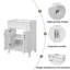 Meuble-lavabo 24 po avec lavabo supérieur-2055899351