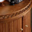 Élégante armoire à grain de bois de cerisier