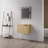 24" Bathroom Storage Cabinet With Side Shelves - Modern Engineered Wood Design In Oak Finish Or Ameican White Oak-107086303