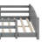 Floor Bed With Slats And Safety Guardrails, Wood Floor Bed Frame With Fence-2115228429-2122405156