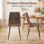 Chaises d'appoint, chaises de salle à manger avec pieds en métal noir Diamond-2121526921-2141502128