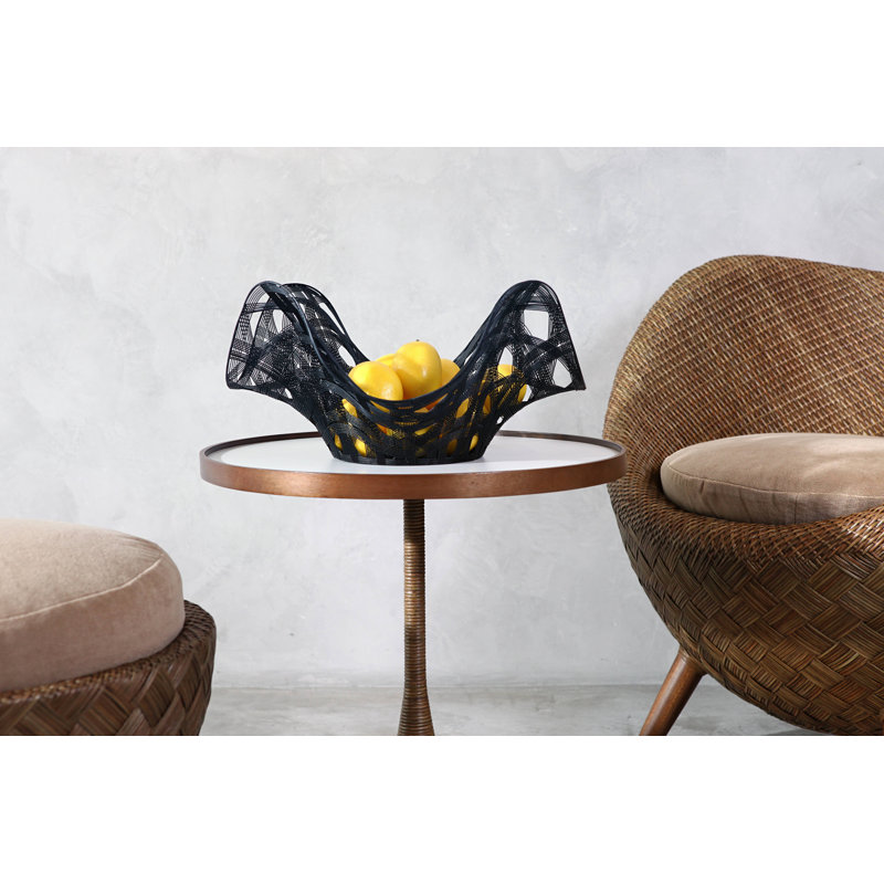Papillon Iron Wire Tray, 6" H x 18.5" W x 18.5" D