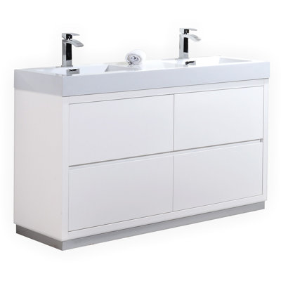 Ensemble de meuble-lavabo double 59 po Royka