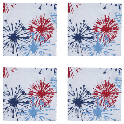  Ensemble de 4 serviettes Fireworks