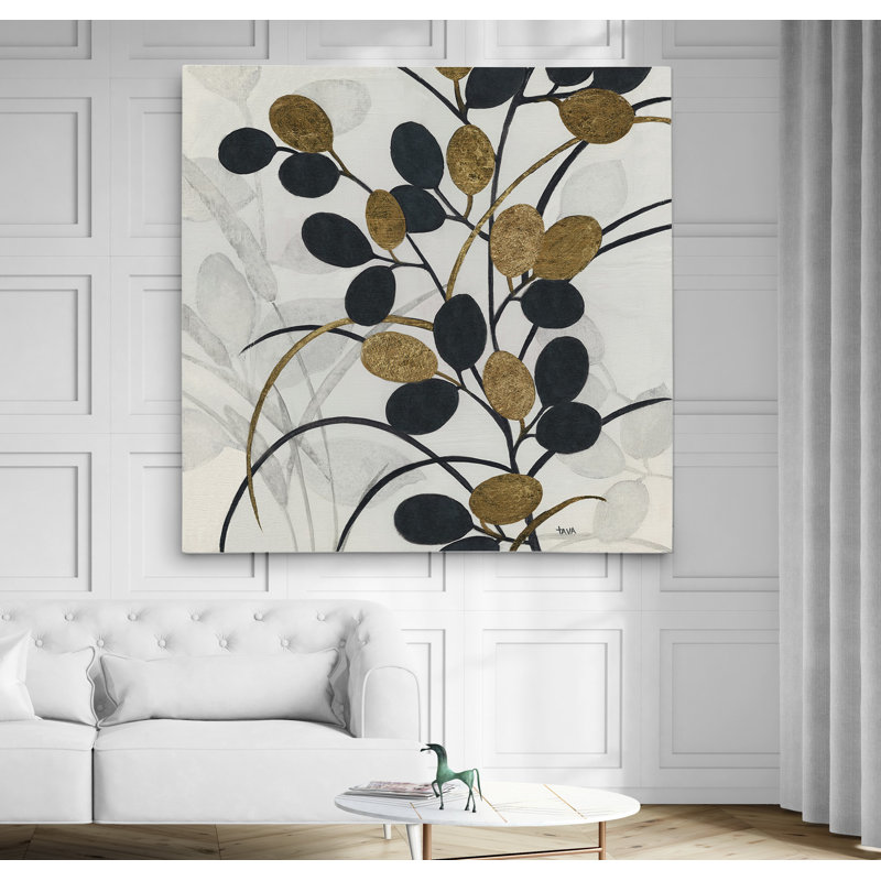 Silhouette Neutre II - reproduction d'art, H 32 po x l 32 po x P 1,5 po, Toile tendue