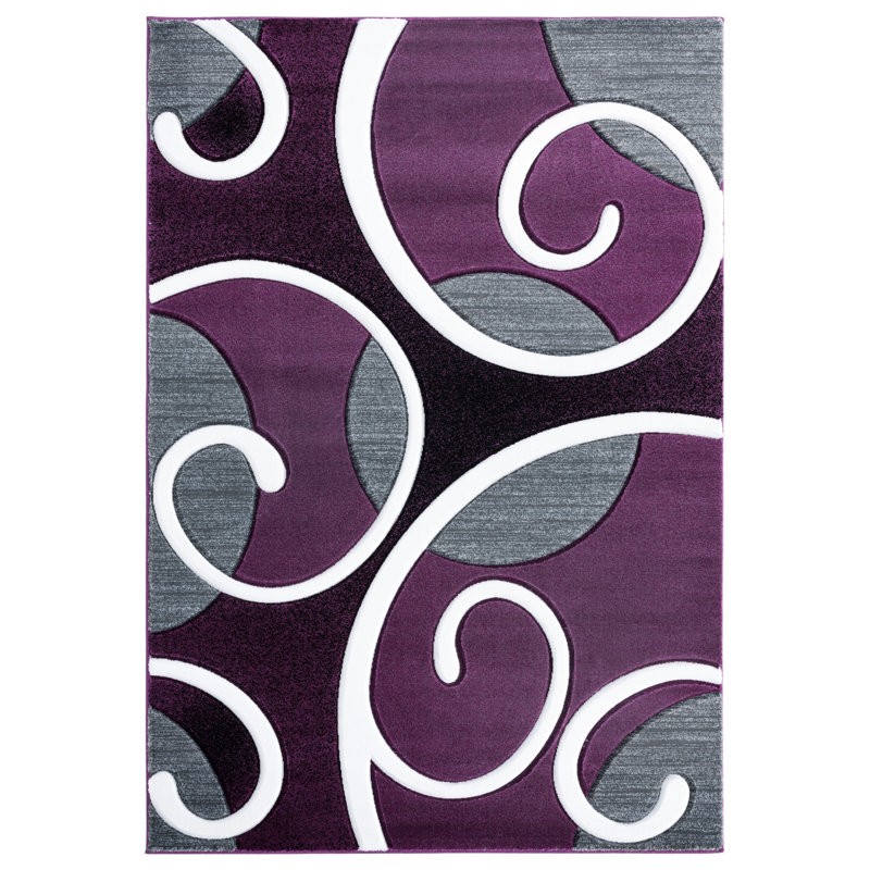 Tapis mauve Zabala, Tapis de passage : 2 pi 7 po x 7 pi 4 po