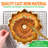 NutriChef Aluminum Non-Stick Round Fluted Cake Pan