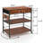 Kitchen Island Cart With Towel Rack And Fabric Drawers, Versatile Kitchen Cart With Power Outlets For Convenience