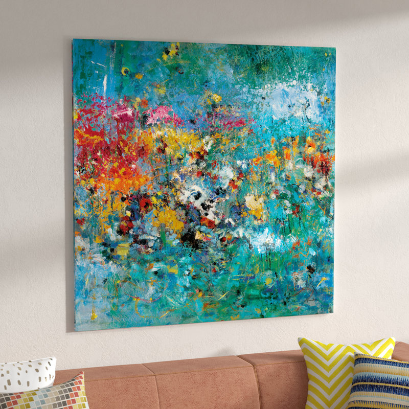 " Carpe Diem 1 " by Diane Lambin Painting Print, 54" H x 54" W