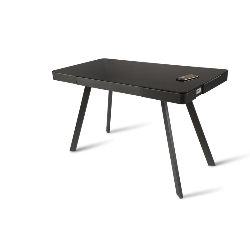 Westleigh Glass Top Writing Desk