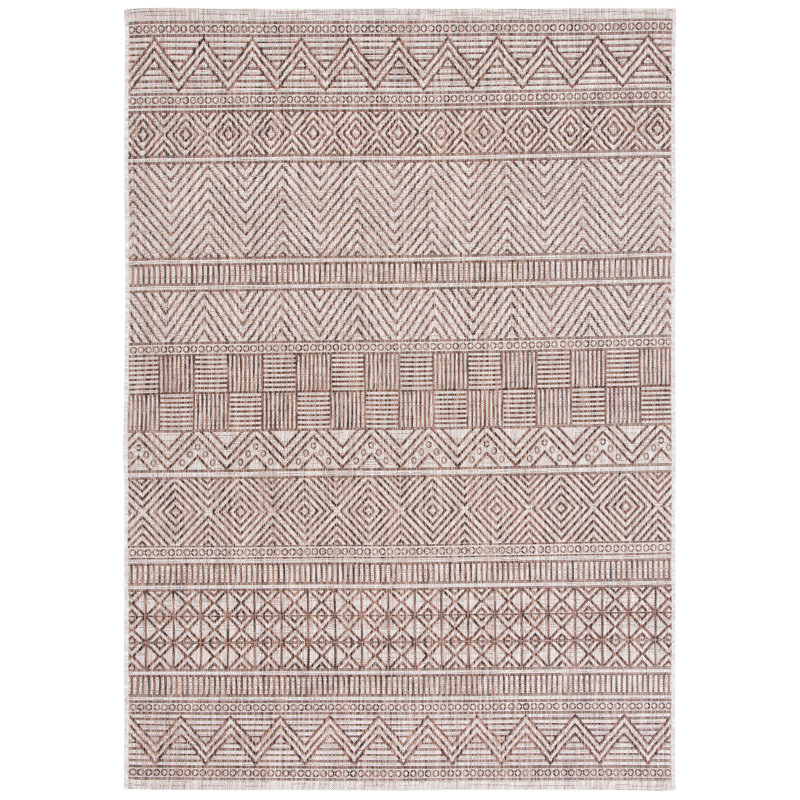 Harraj Performance Southwestern Indoor/Outdoor Area Rug, Rectangle 4' x 5'7"