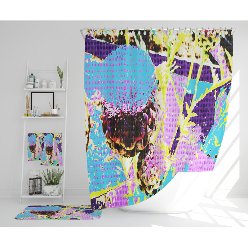 Niamke Polyester Shower Curtain Set