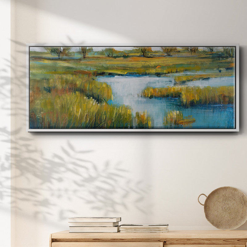 Marshland View IV - Framed Canvas
