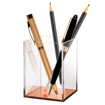 Wrought Studio Dennese 10 Slot Acrylic Pen Holder