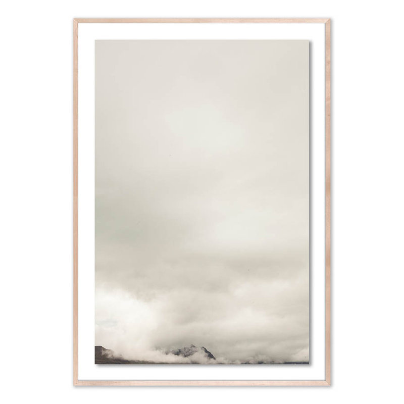 «Clouds 11» par Riley Ryan - Reproduction de photo sur papier encadrée, Naturel, H 60 po x l 42 po x P 2,5 po