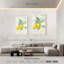 Plaque murale Kema Floursack Lemon II-108543489