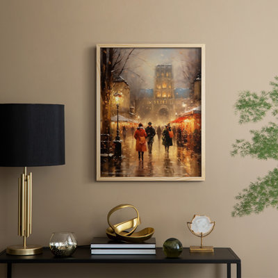 Christmas Holiday Art DCCXXX Framed Print - Solid Wood