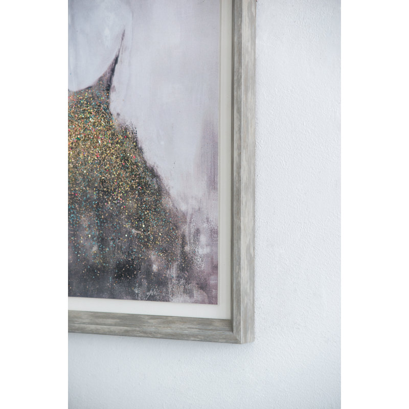 Elegant Gray and Cream Abstract Canvas Wall Art