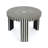 Striped Pattern Bone Inlay Nesting Coffee Table