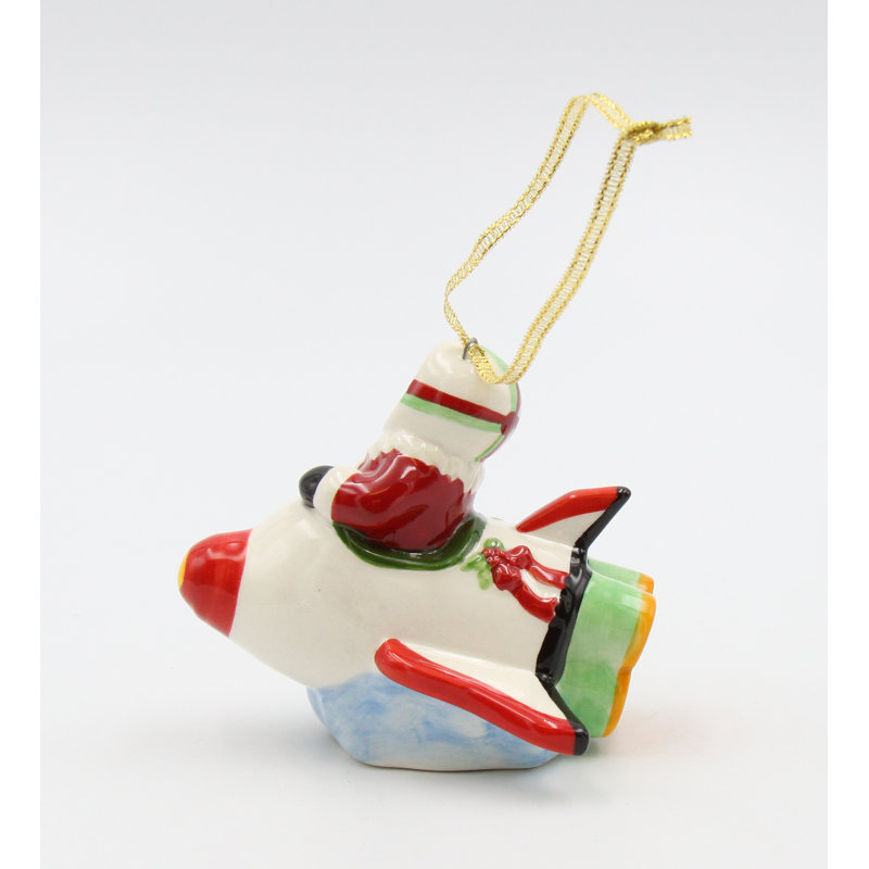 Ornement suspendu Santa Rocket
