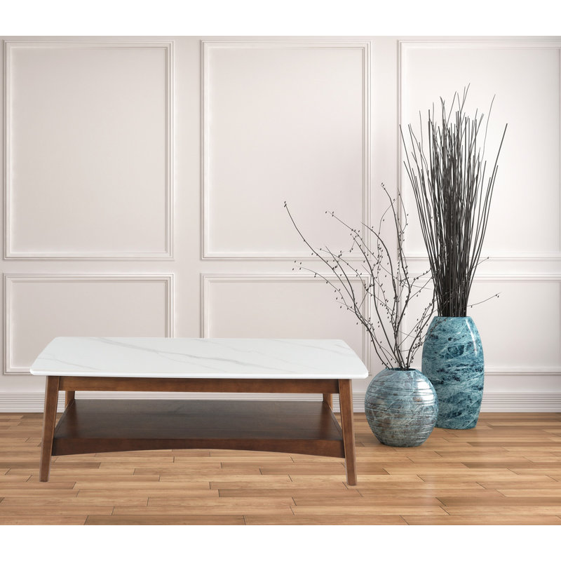 Table basse Barther avec rangement, table centrale, table basse