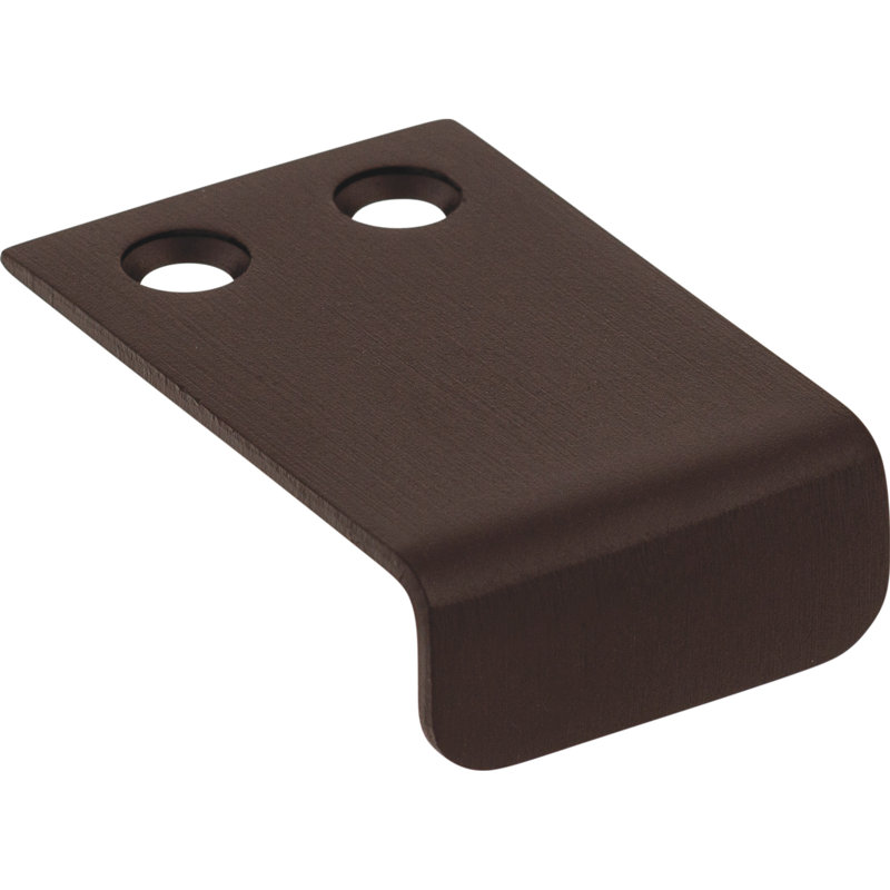 Tab Finger pull, Oil Rubbed Bronze, 7/16" Center to Center