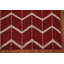 Chevron Red Gabbeh Oriental Area Rug 5x8